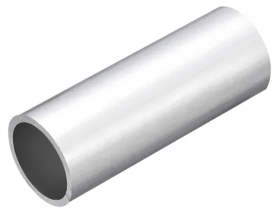 Aluminium Rundrohr 38x32 mm, 100 mm Länge, 6063