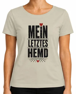 Imagen del producto de Mi última camiseta. Frase divertida. Regalo. Camiseta con mensaje. Sarcasmo. Para mujer. Color: natural. Talla: 3XL