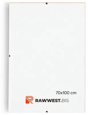 Produktbild von RAWWEST.BIS Rahmenloser Bilderrahmen 70x100 cm Cliprahmen mit Kunstglas Plexi