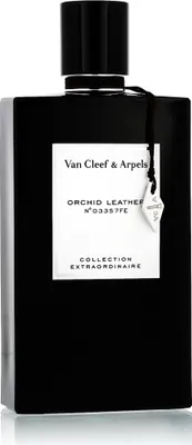 Produktbild von Van Cleef & Arpels Orchid Leather, Unisex, 75 ml, Kardamom, Pflaume, Weihrauch, Leder, Benzoe, Sandelholz, Tonka-Bohne, Spray