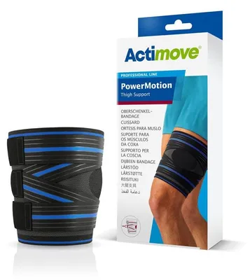 Produktbild von 8x Actimove PowerMotion, L 50-56 cm, weiß/grau/rot | Packung (1 Bandage)