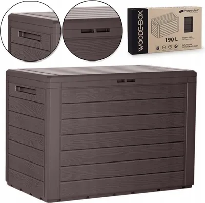 Zdjęcie produktu dla Skrzynia ogrodowa umbra 190 L Boardebox MBBL190-440U