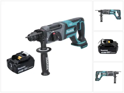 Zdjęcie produktu dla Akumulatorowa młotowiertarka Makita DHR 241 T1 18 V 2,0 J SDS plus + 1x akumulator 5,0 Ah - bez ładowarki