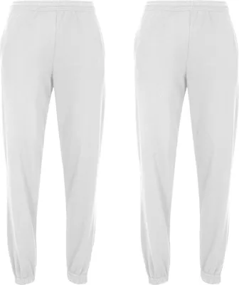 Produktbild von Doppelpack Fruit of the Loom Classic Elasticated Cuff Jog Pants + GRATIS MyShirt Stoffbeutel