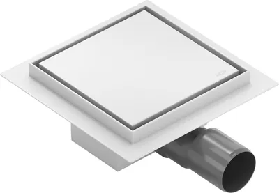 Zdjęcie produktu dla Mexen Flat-Q M13 wpust podłogowy kwadratowy 15 x 15 cm, biały - 1210015