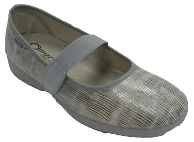 Imagen del producto de Zapatillas de Elasthan para mujer en gris, cómodas y elegantes