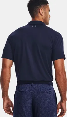 Zdjęcie produktu dla Under Armour Luźna koszulka polo z logo Matchplay, niebieski XXL