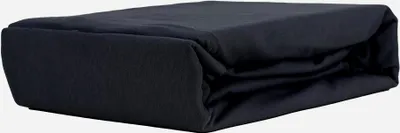 Produktbild von Jersey Spannbettlaken Baumwolle Schwarz 90x200cm 30cm Höhe