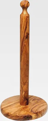 Produktbild von Küchenrollenständer aus Olivenholz, ca. 11,5 cm Durchmesser x 30 cm Höhe
