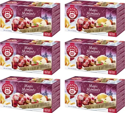 Produktbild von Teekanne Wintertee Mischung 6x 20 Teebeutel - Früchtetee Zimt - Rum Aroma Tee
