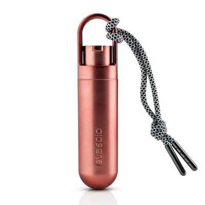 Produktbild von Eva Solo Minidispenser für Handdesinfektionsgel, Spender, Schlüsselanhänger, Kordel, Kunststoff, Bronze, 17 ml, 567902
