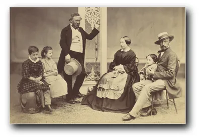 Immagine prodotto di Stampa artistica intitolata "Ritratto di gruppo: sei persone" di Franz Antoine – 40x60 cm – non incorniciata