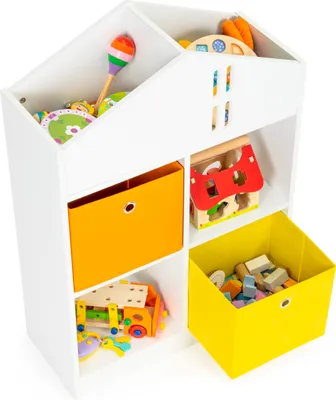 Zdjęcie produktu dla Organizer domku na książki dla dzieci ECOTOYS