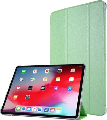 Produktbild von Tablethülle für Apple iPad Pro 12.9 (2021) Schutztasche Wallet Cover 360 Case Etuis Grün