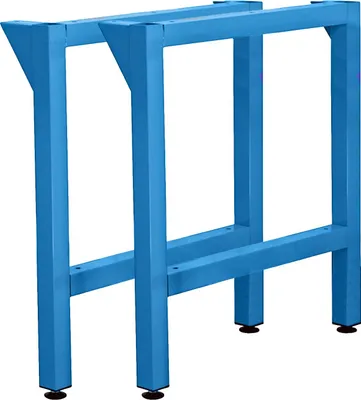 Produktbild von ADB Werkbankfuß 2er Set Stützfuß für Werkbänke 700x850mm Lichtblau