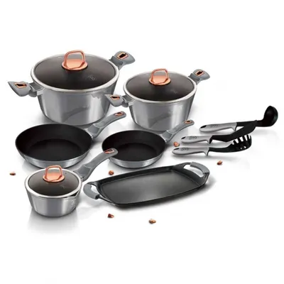 Produktbild von Berlinger Haus Bh-6021 Moonlight Granit-Kochgeschirr-Set