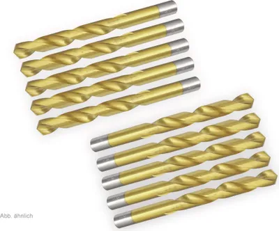 Produktbild von HSS-Spiralbohrer, titaniumbeschichtet 0,50 mm - 10 Stück