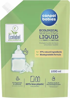 Produktbild von Canpol Babies Płyn do mycia butelek 1000 ml 1/501 opakowanie uzupełniające