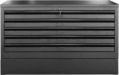 Produktbild von Gürkan Sockel für Schränke schwarz RAL 9005 113,0 x 83,0 x 15,0 cm