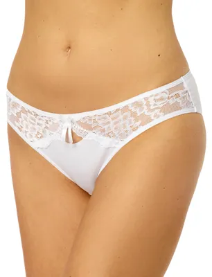 Image de Culotte taille basse Merry Style pour femme MSGAB17 (blanc, 38 (taille du fabricant : M))