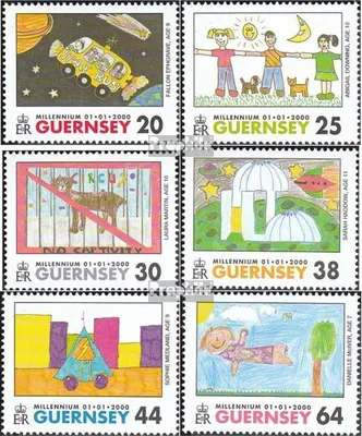 Produktbild von Briefmarken GB - Guernsey 2000 Mi 839-844 gestempelt Jahrteusendwende