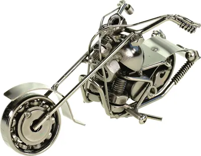 Produktbild von Deko Bike Motorrad aus Metall 15 cm Dekoration Geldgeschenk Bike Shopper