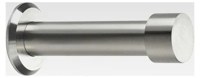 Produktbild von Garderobenhaken TUULA mit Platte aus Edelstahl massiv inkl. Montagematerial 73 mm Gesamtlänge