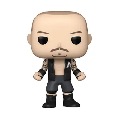 A Funko Pop! vinyl figure of a wrestler.
