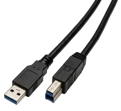 Productafbeelding van USB-kabel, type A naar type B, zwart, 2 meter