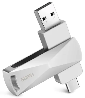 Obrázek produktu pro USB flash disk 128 GB, 2 v 1, typ C, USB 2.0, OTG
