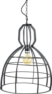 Zdjęcie produktu dla Lampa wisząca Scandic ø40 x 50, styl vintage, czarna