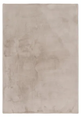 Produktbild von Padiro Flauschiger Hochflor-Teppich 200 x 290 cm - Hellbeige - modernes Uni-Design - für Fußbodenheizung - aus Polyester und Baumwolle, KI-generiertes Bild