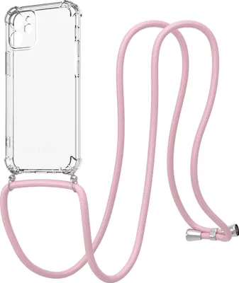 Produktbild von AlzaGuard Luxe Lanyard Hülle für iPhone 12 Mini pink