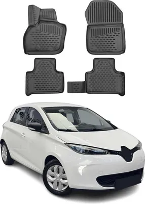 Immagine prodotto di 2012-2021 Renault Zoe tappetini TPE nero 4 pz