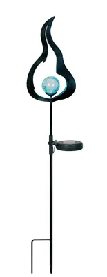 Obrázok produktu pre EZSolar Solárne LED svietidlo do záhrady, štýl "Flame", model FLAMME GL1008EZ