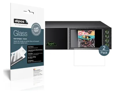Produktbild von 2x Schutzfolie für Naim NDX 2 matt - Anti-Shock 9H Folie Glass Kunststoffglas