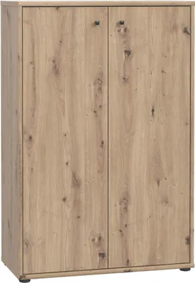Produktbild von Kommode TEMPRA 2, Artisan Eiche Nachbildung, 111x74x34,8 cm (HxBxT), 2 Türen, 2 Einlegeböden