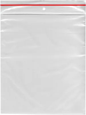 Produktbild von 1000 Schnellverschlussbeutel LDPE 40 x 60 mm transparent mit Rundlochung