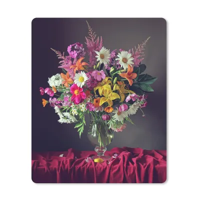 Produktbild von MuchoWow® Mauspad Mousepad Stilleben - Blumenstrauß - Blumen 30x40 cm - Mousepads - Maus Mat - Pad - Mausunterlage - Mausmatten