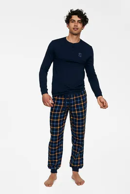 Obrázok produktu pre Pánske pyžamo Trade 40049 Tmavě modrá 2XL