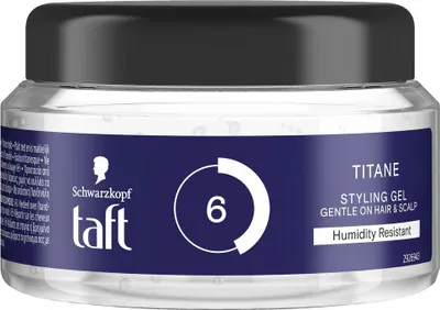 Imagen del producto de Taft - Titane 6 - Gel de peinado - Fijación fuerte - 250 ml - 1 unidad