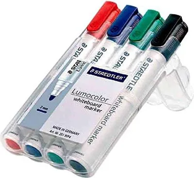 Produktbild von STAEDTLER Lumocolor Whiteboard Marker 351B 4er Etui