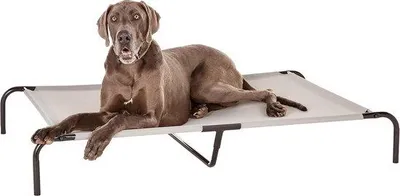 Produktbild von Famanu Hundebett XL grau mit kühlenden Eigenschaften - 153 x 94 x 23 cm