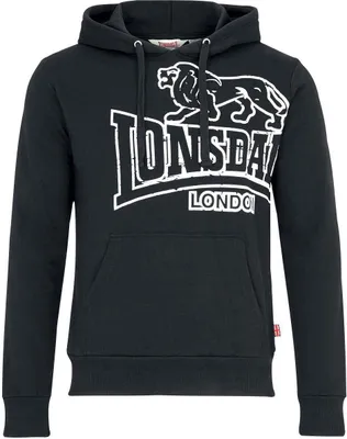 Image de Sweat à capuche Lonsdale London Sweat à capuche TADLEY avec poche kangourou et logo imprimé, coupe ajustée
