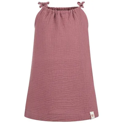 Produktbild von Baby Mädchen Musselin Kleid Trägerkleid Sommerkleid Uni, Bordeaux, Gr. 122/128