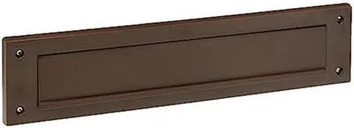 Produktbild von Briefkastenbürste Edelstahl schwarz
