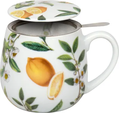 Produktbild von Könitz Becher mit Sieb und Deckel 420 ml My favourite tea Schwarzer Tee / Teebecher