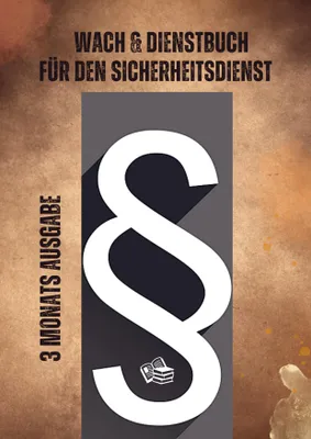 Produktbild von Wach & Dienstbuch für den Sicherheitsdienst