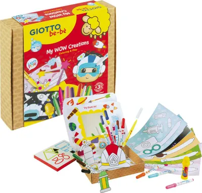 Image de Giotto Bebe My Wow Creations Crayon-feutre Multicolore 24 pc(s)