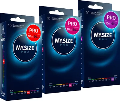 Produktbild von MY.SIZE PRO Kondom Set Größe 5,6,7-60,64,69 mm, 3x10 Stück